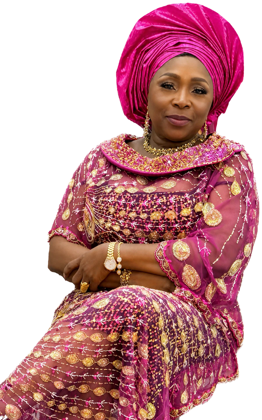Dame Princess Esom Nwafor-Orizu in official campaign attire